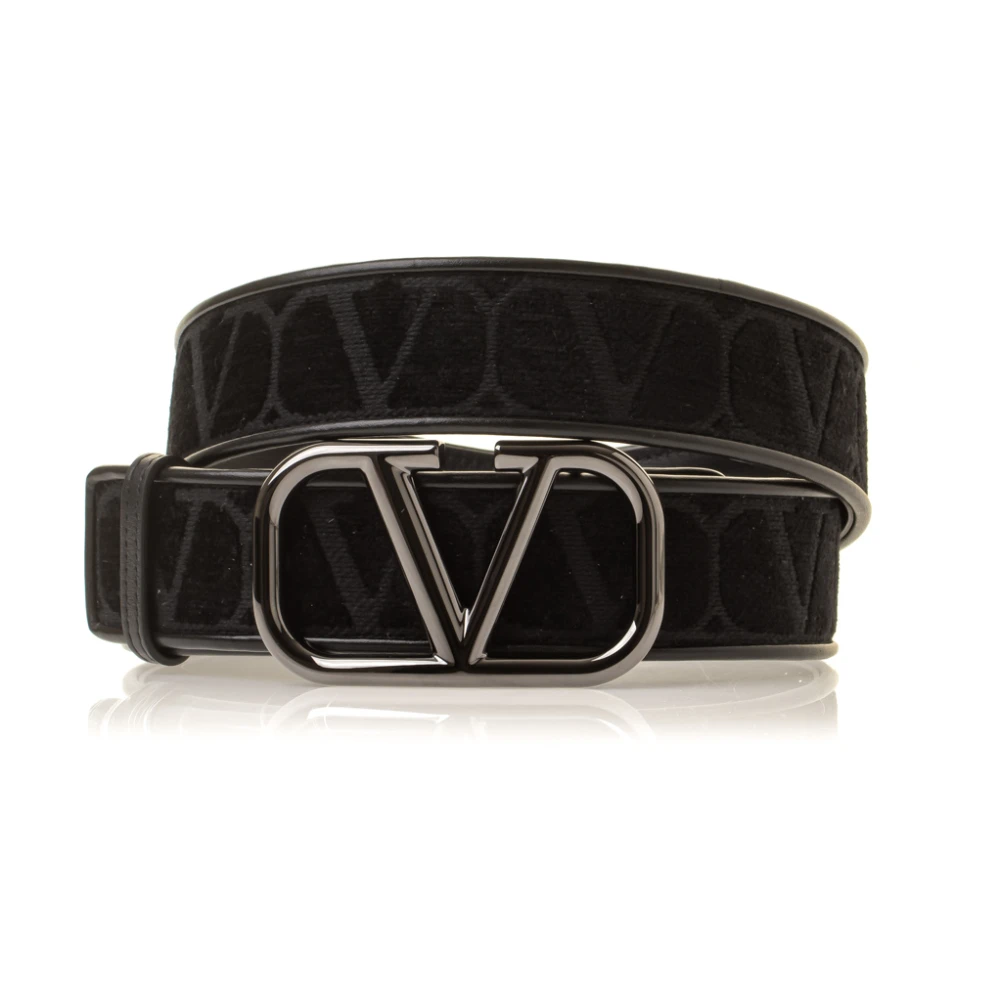 Valentino Garavani Toile Iconographe Belt Black Heren