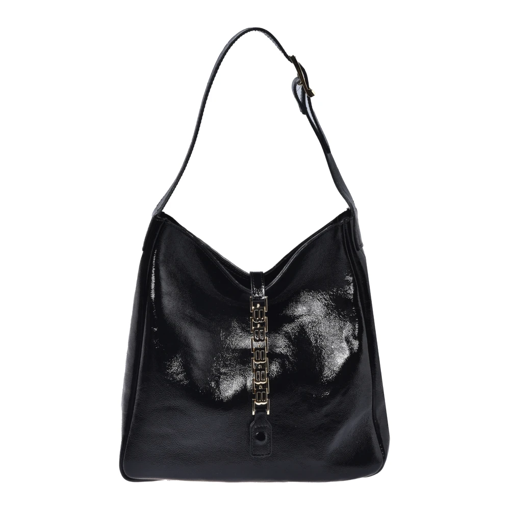 Baldinini Women's Black Naplak Leather Shoulder Bag