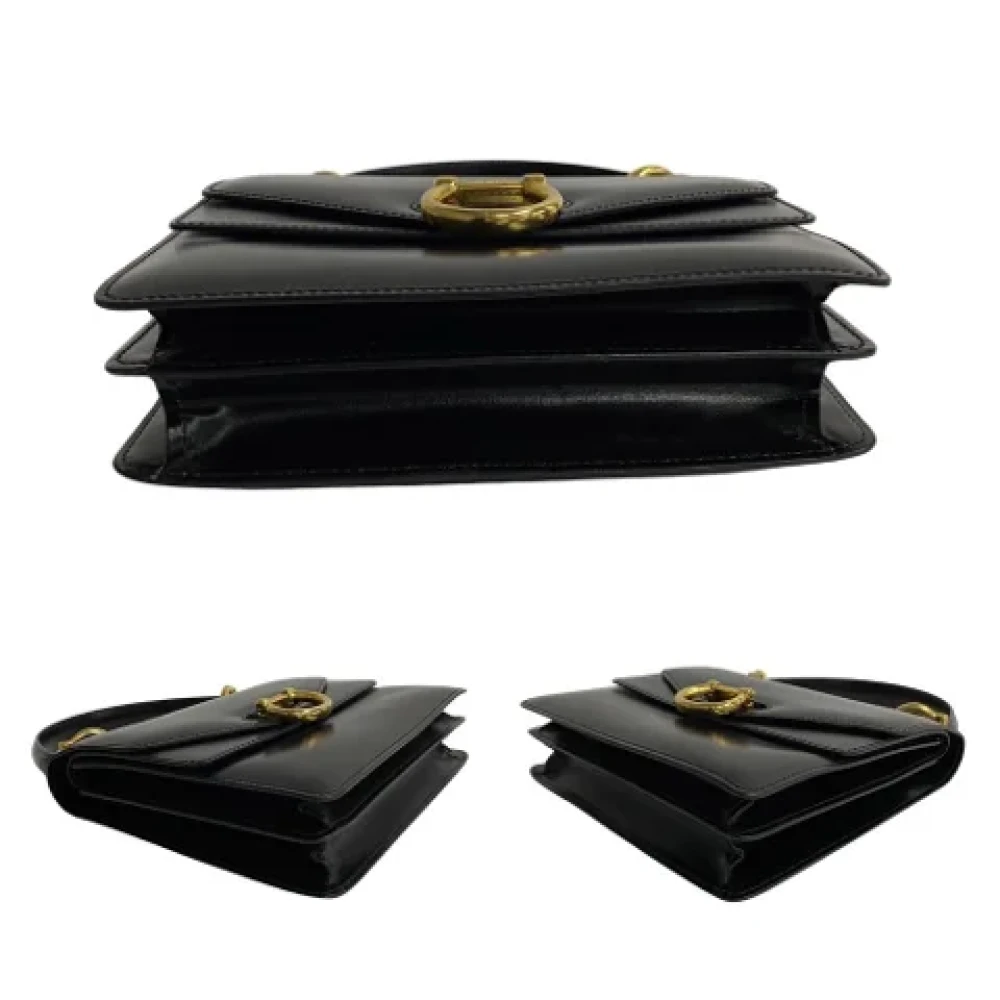 Celine Vintage Pre-owned Leather celine-bags Black Dames