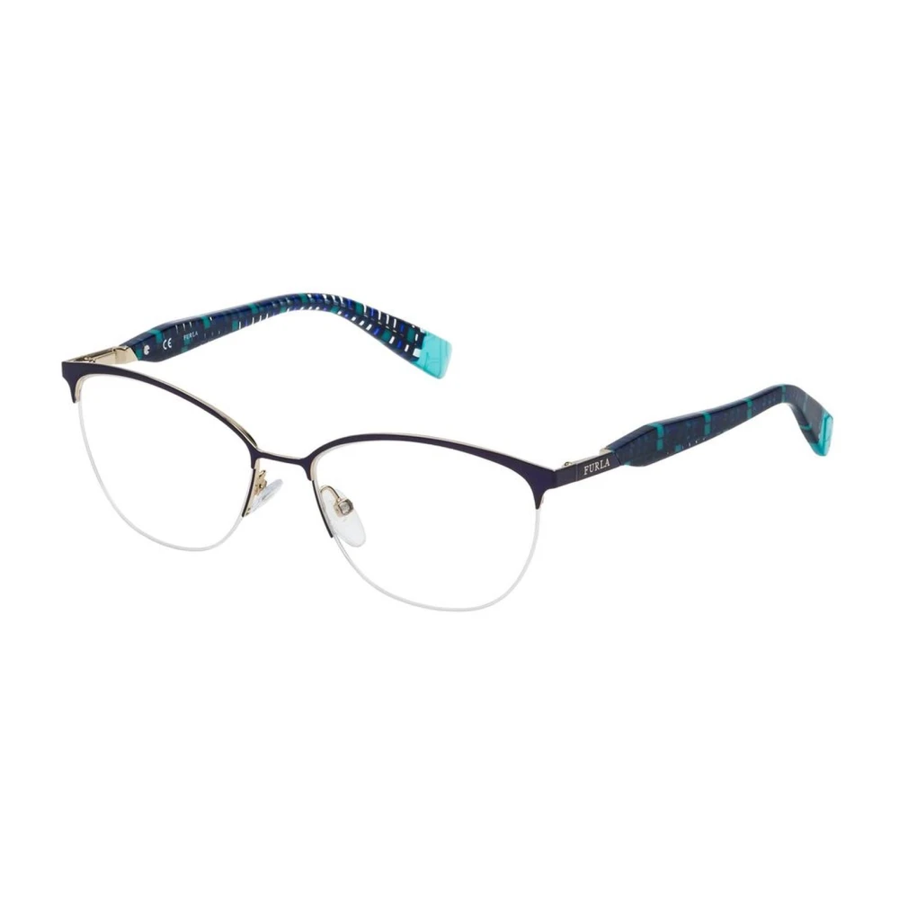 Furla Roze Metalen Frame Bril voor Vrouwen Multicolor Dames