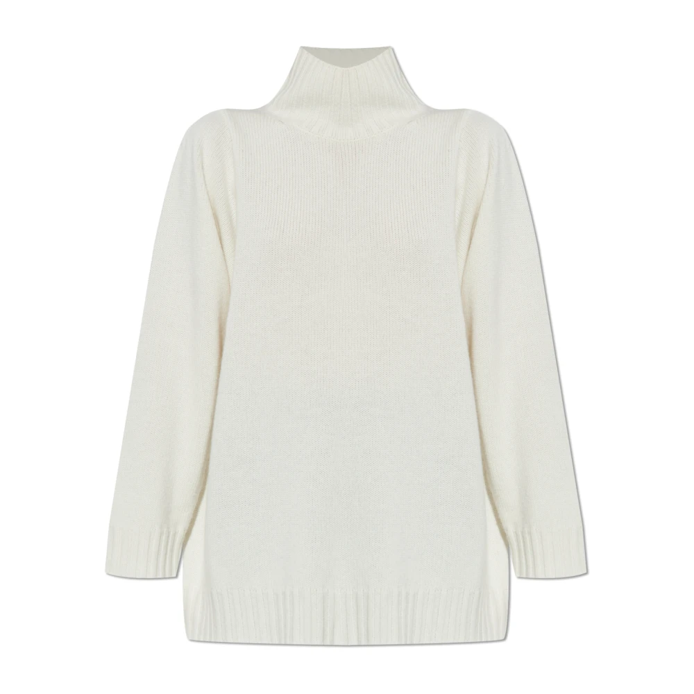 Max Mara Vrouw Beige Truien & Vesten Dames, S, Kasjmier, Kasjmier Coltrui