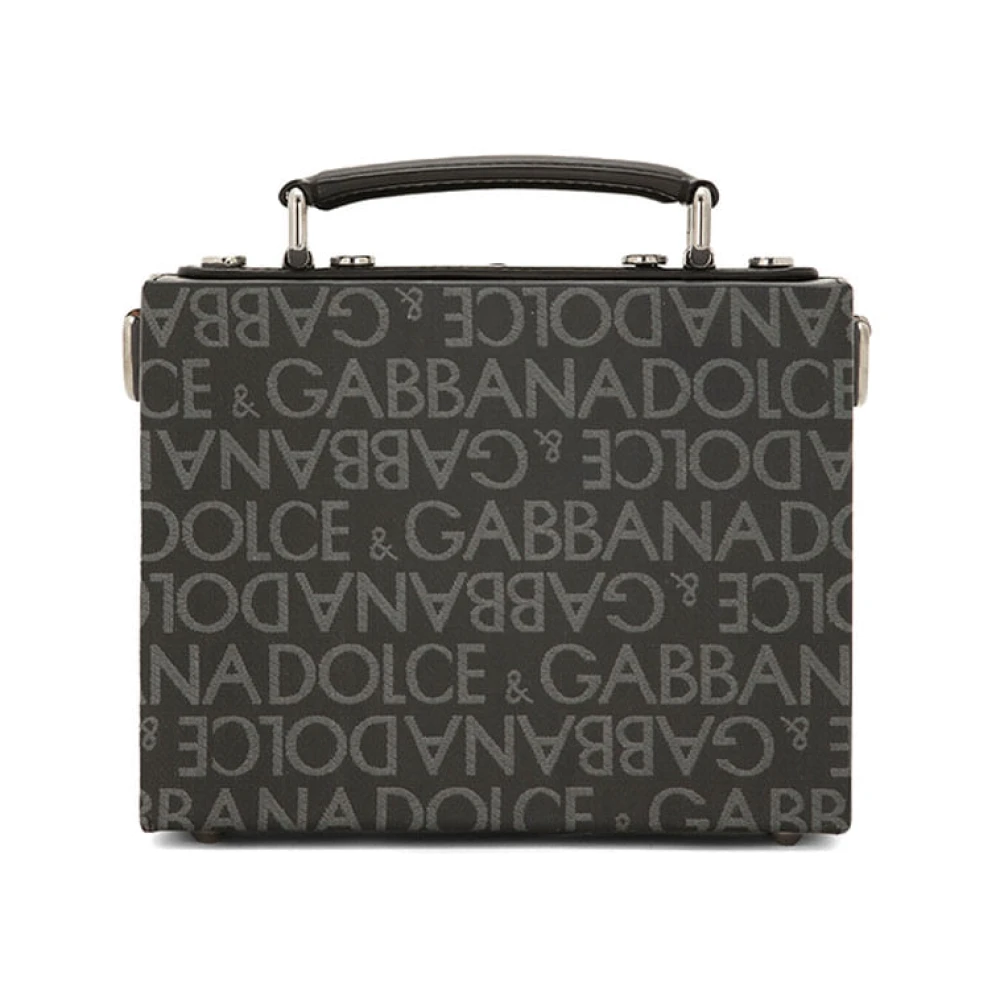 Dolce & Gabbana Stijlvolle Tote Tas met Uniek Ontwerp Black Heren