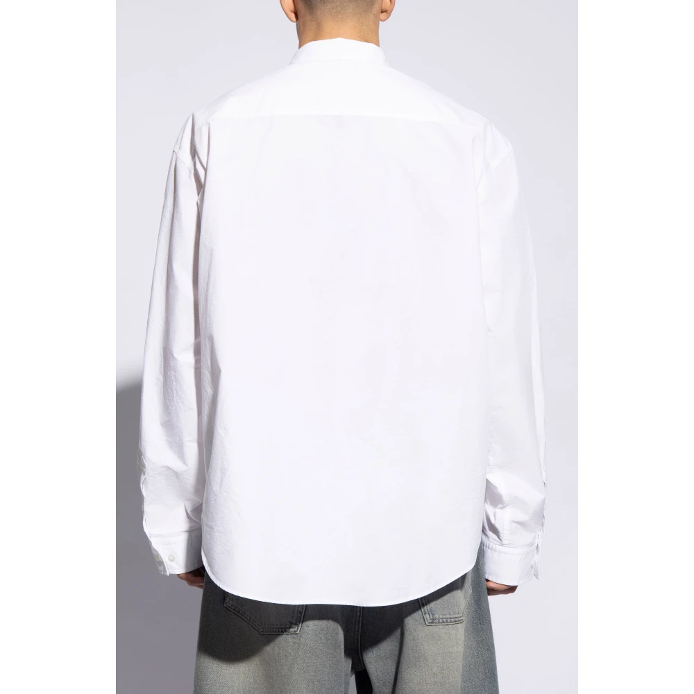 Balenciaga Overhemd met een zak White Heren