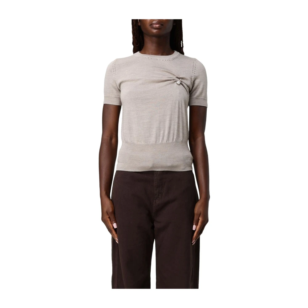 Liu Jo Femme Gris - Knitwear > Round-Neck Knitwear