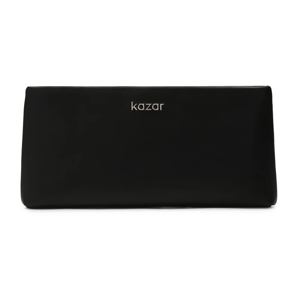 Kazar Minimalistische zwarte clutch handtas Black Dames