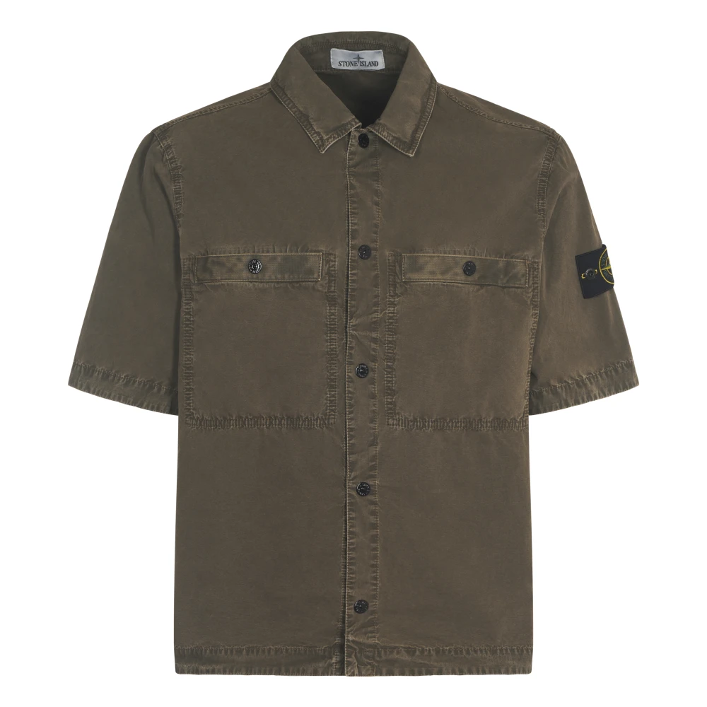 Stone Island Casual Overhemden Collectie Green Heren