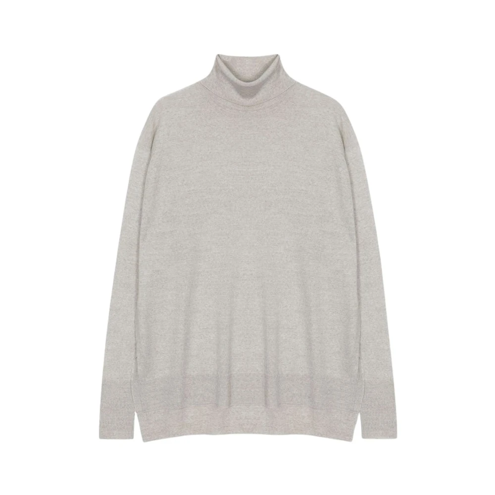 John Smedley Casual Katoenen Jersey T-shirt Gray Dames
