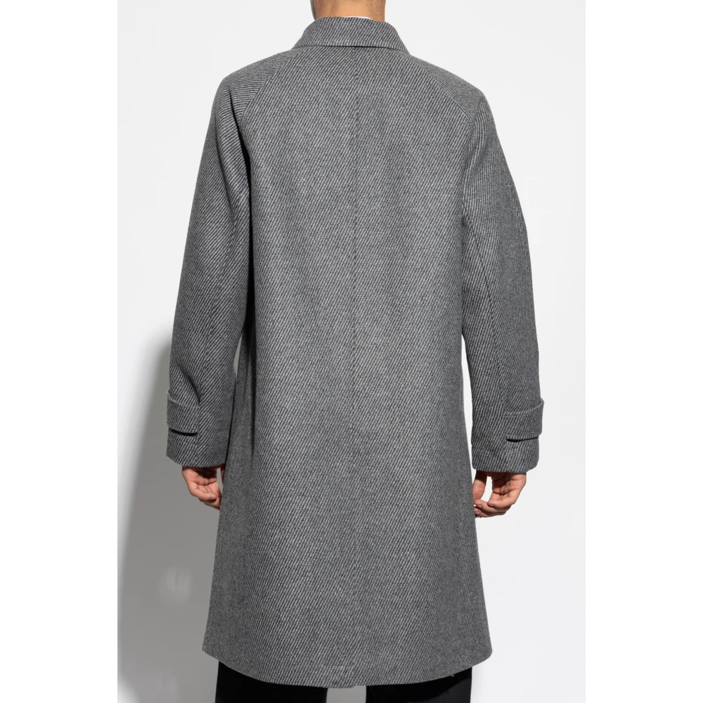 Officine Générale Jas met wollen afwerking Gray Heren