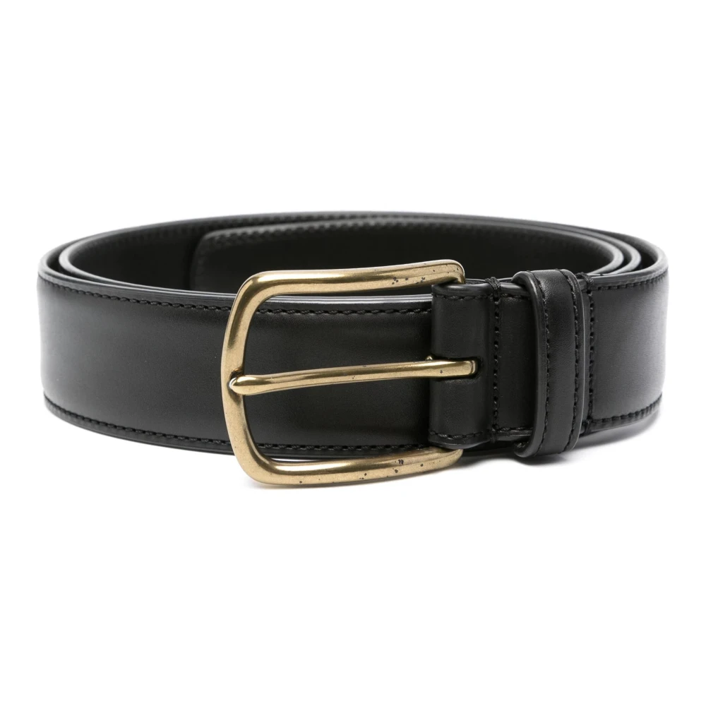 Officine Creative Leren Riem OC Strip 04 Black Heren