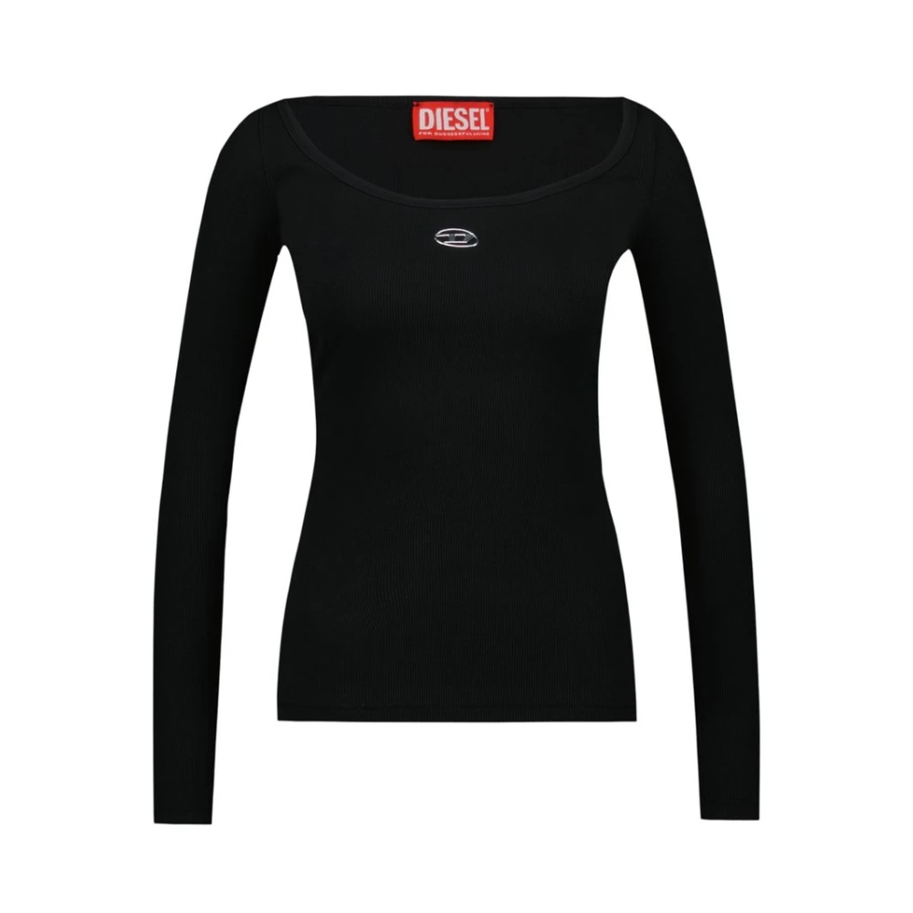 Diesel T-Bal-Od Top - Female - Long Sleeve T-Shirts - Black - Xs - Tops