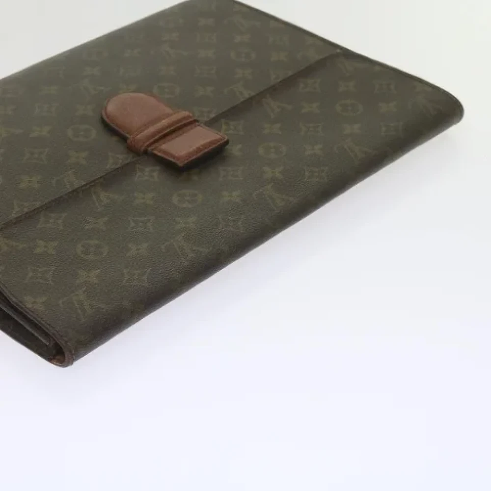Louis Vuitton Vintage Pre-owned Canvas briefcases Brown Dames