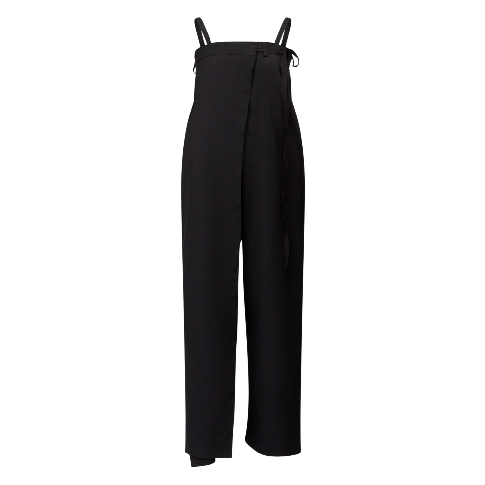 MM6 Maison Margiela Denim Jumpsuit Overall Black, Dam