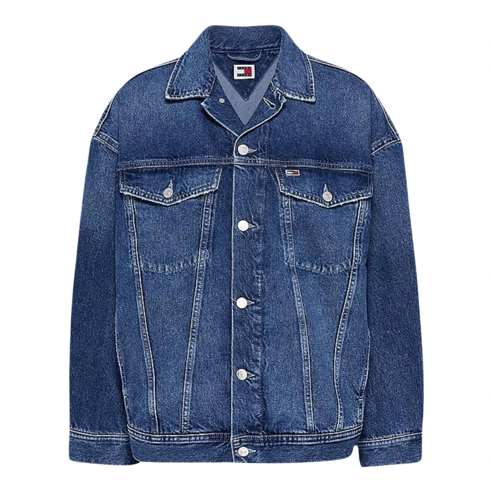 Tommy Hilfiger Denim Jassen voor Mannen en Vrouwen Blue Dames