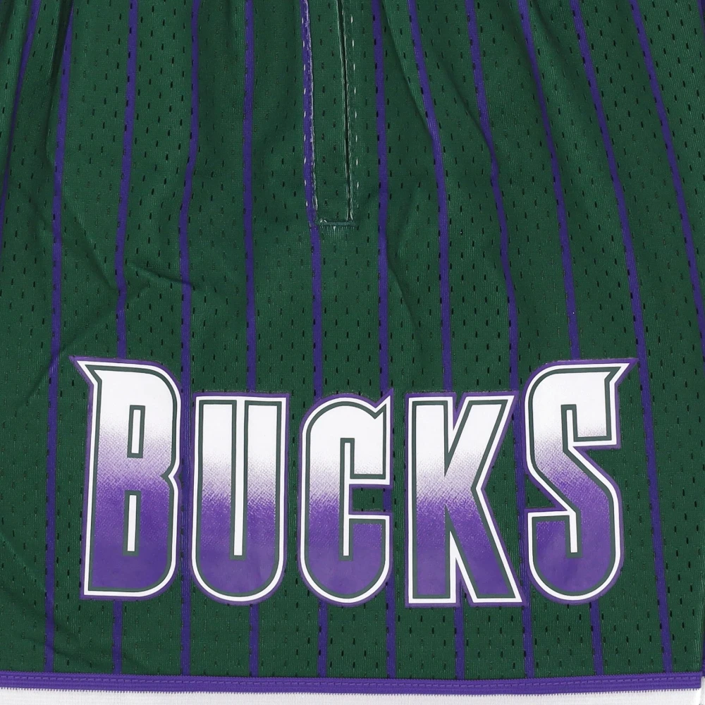 Mitchell & Ness NBA Thuisstad Mesh Basketbalshorts Green Heren