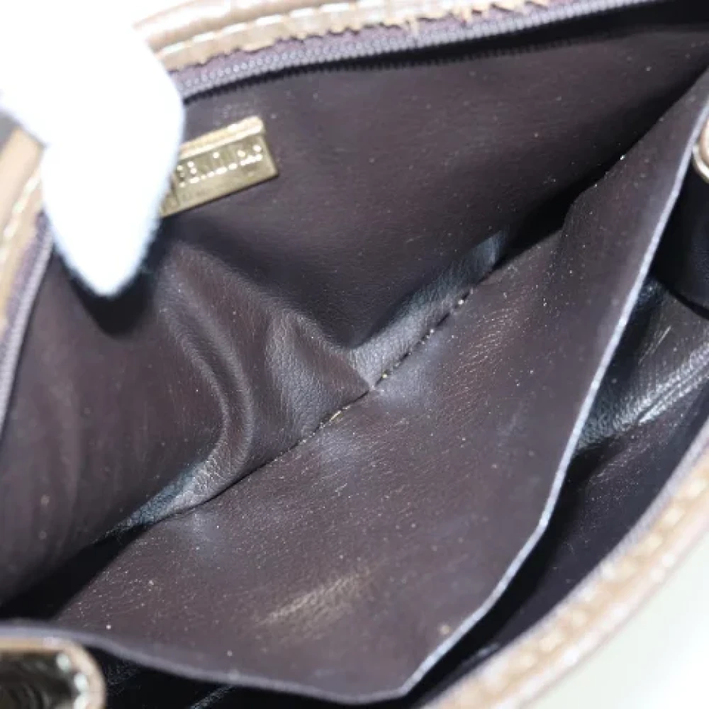 Fendi Vintage Pre-owned Canvas pouches Brown Dames