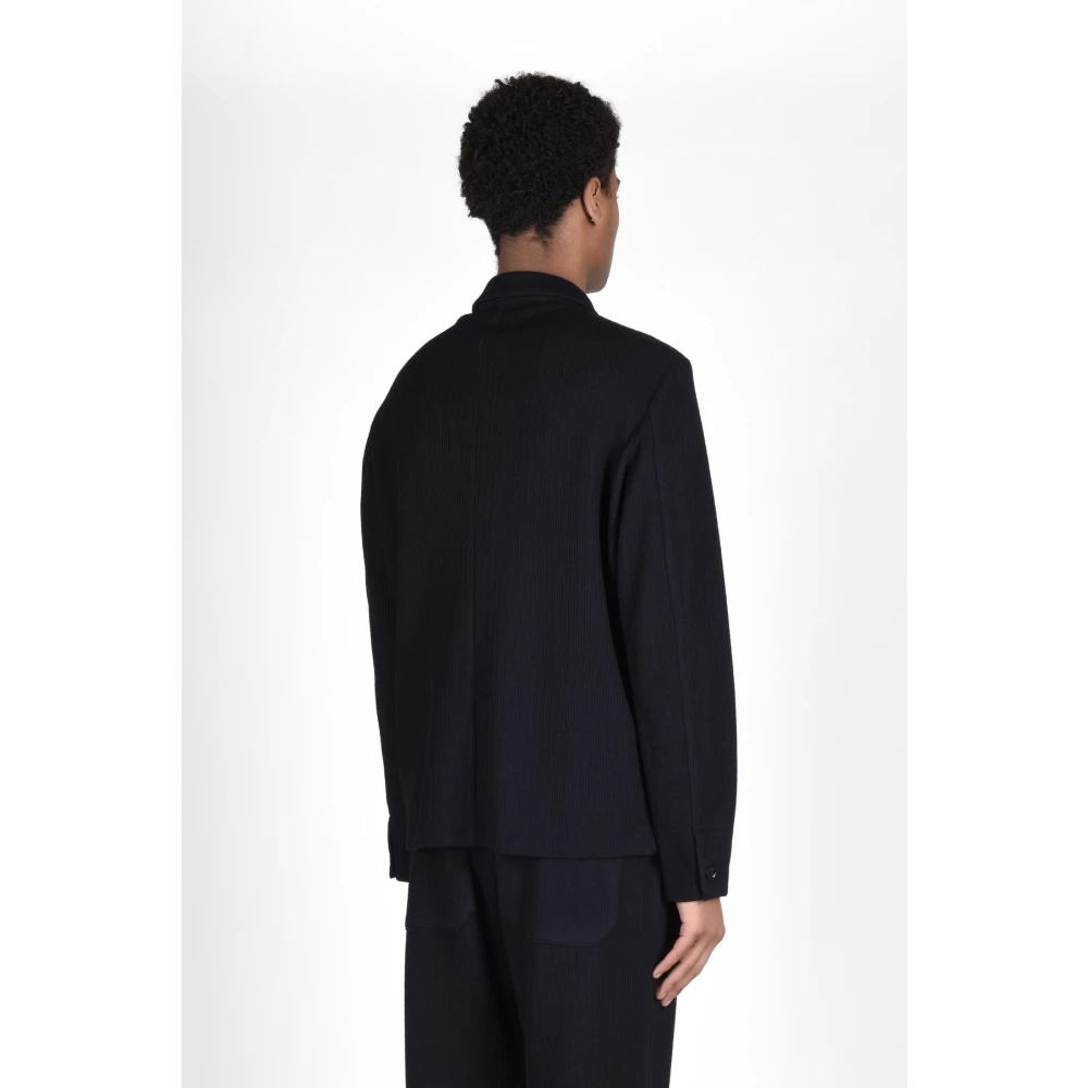 Barena Venezia Stijlvolle Wollen Jas Blue Heren