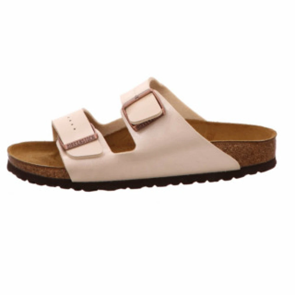 Birkenstock Women's Brown Sliders, 5 Uk, Taupe Slide Sandals