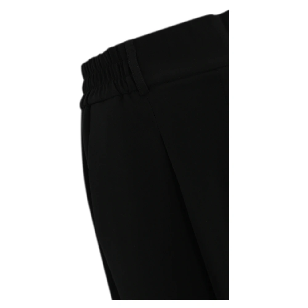 D.Exterior Klassieke zwarte broek Flared Fit Black Dames