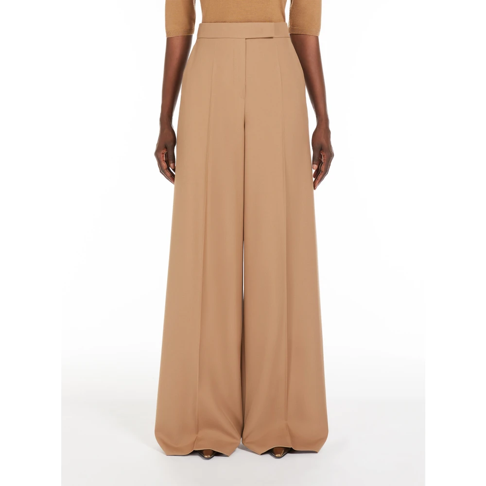 Max Mara Elegante Ninfa Kameel Jurk Brown Dames