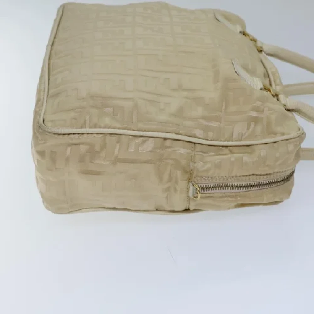 Fendi Vintage Pre-owned Nylon fendi-bags Beige Dames