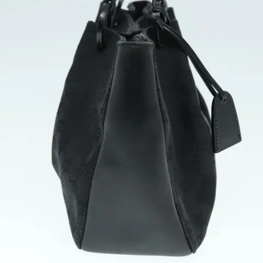 Gucci Vintage Pre-owned Canvas handbags Black Dames