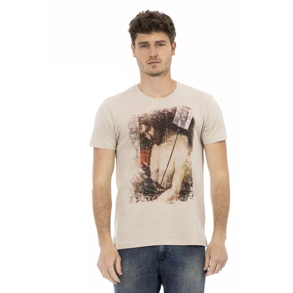 Trussardi Uomo Beige - Action T-Shirt - Tops - Xl