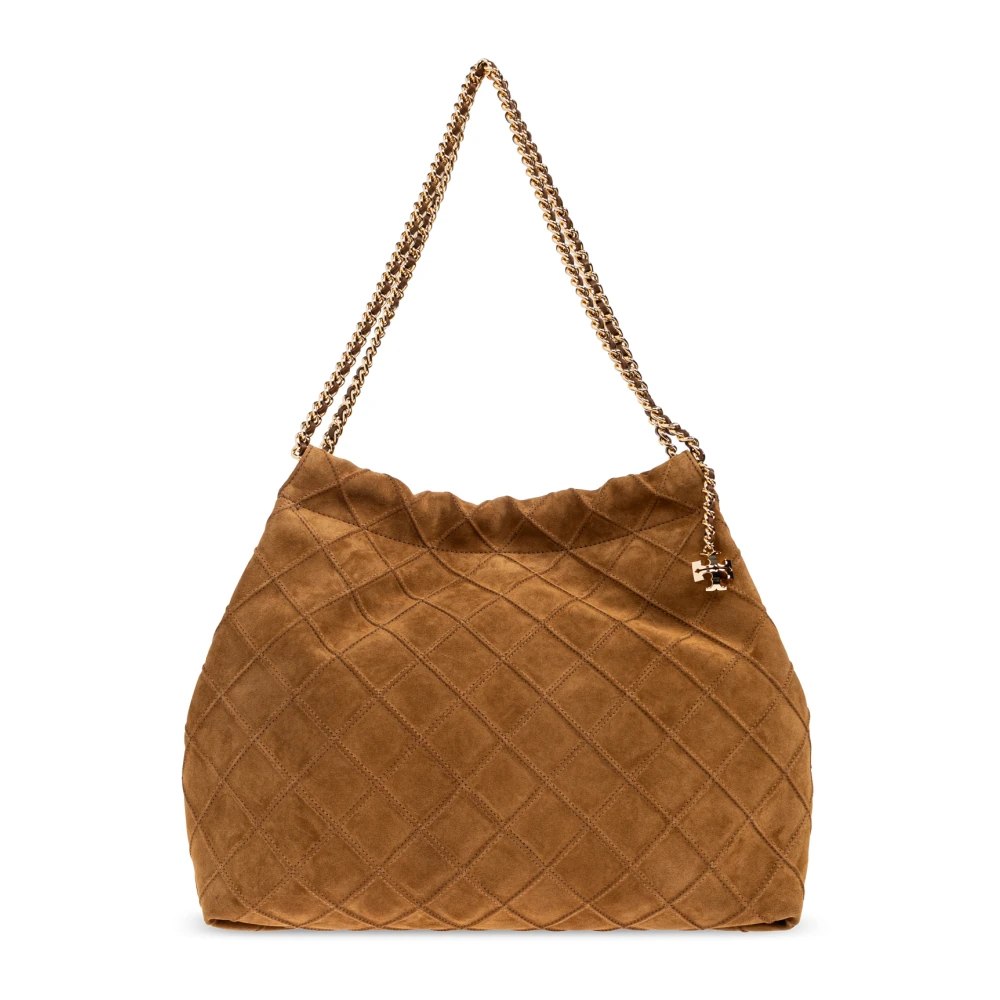 Tory Burch Women's Brown Fleming Shoulder Bag
