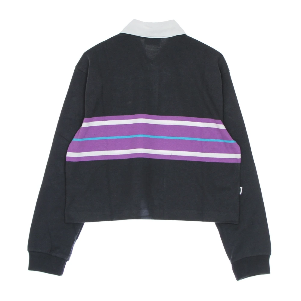 Obey Gestreept poloshirt met lange mouwen marine Multicolor Dames