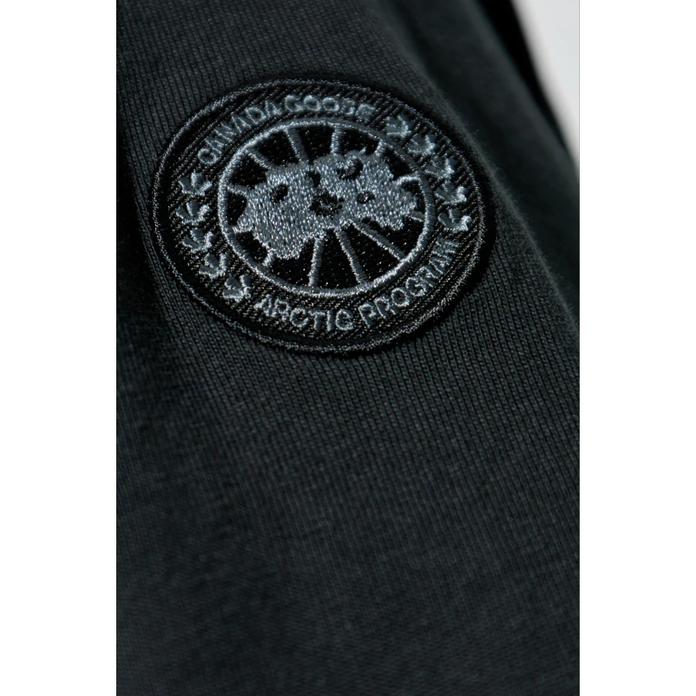 Canada Goose T-shirt met zak Black Heren