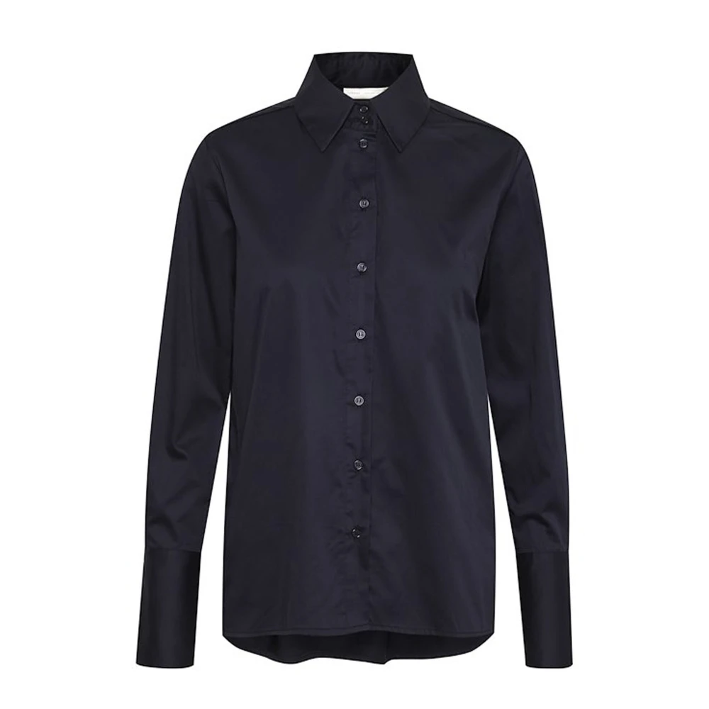 Inwear Blue Classic Marine Shirt - Female - Shirts - Xs - Blouses & Shirts