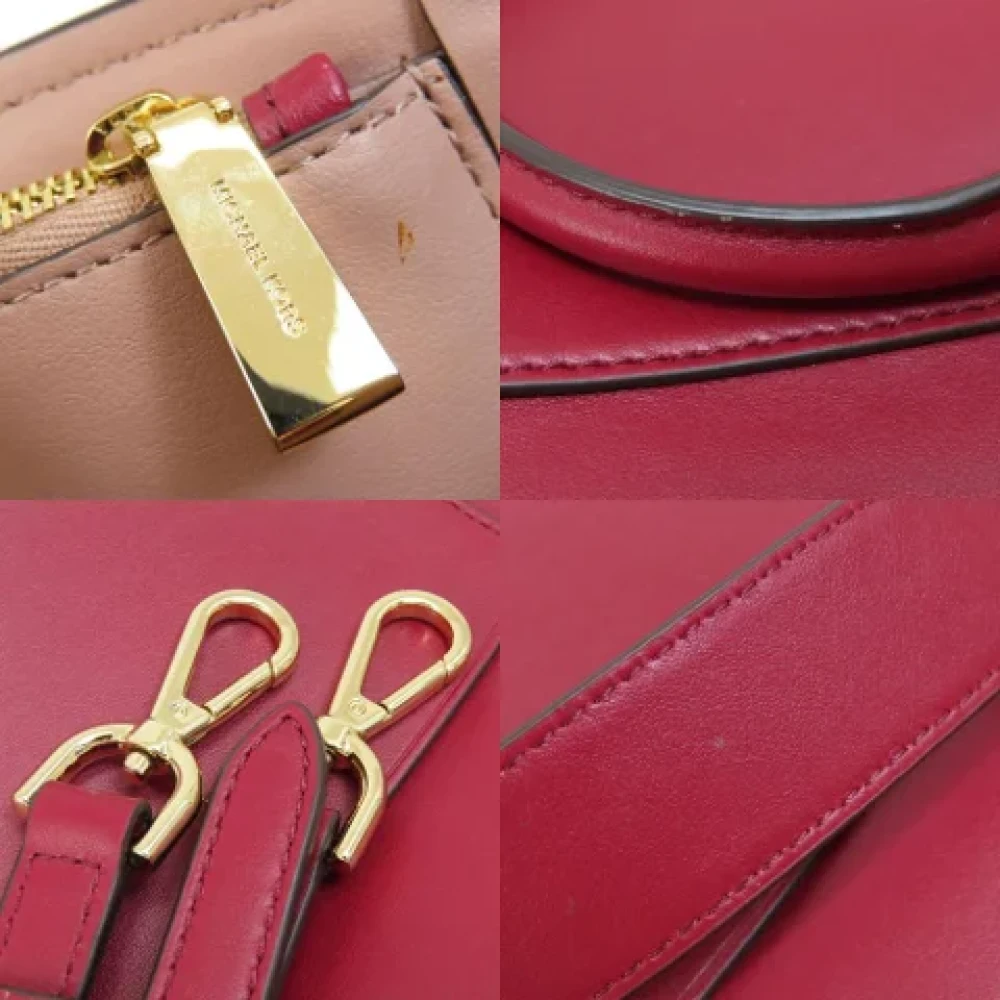 Michael Kors Pre-owned Leather handbags Red Dames