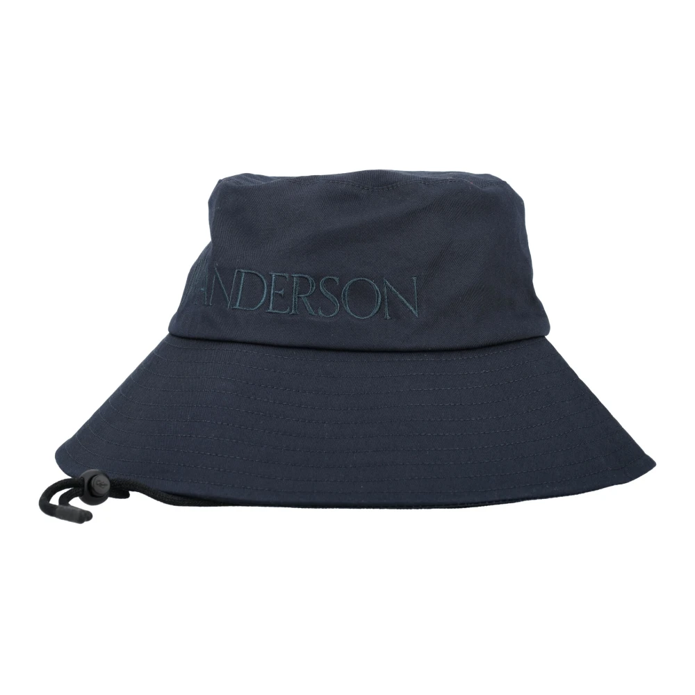 JW Anderson Logo Bucket Hat Blue Unisex