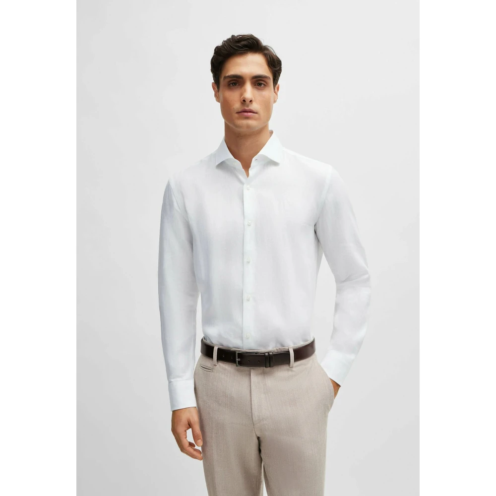 Boss Casual Shirts White Heren