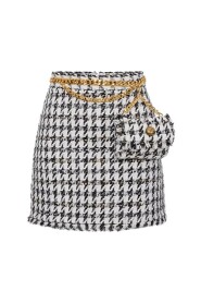 Frayed Skirt with Belt Bag