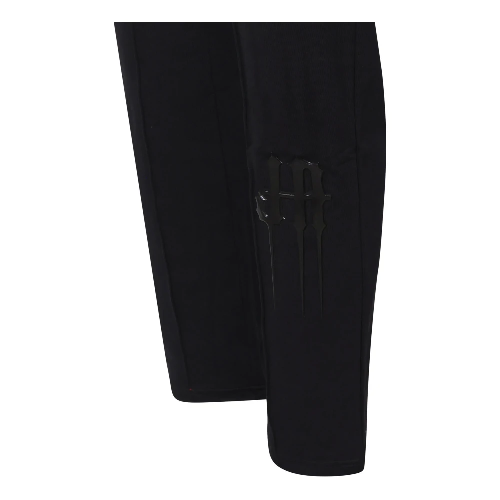 John Richmond Zwarte Katoenen Elastische Taillebroek Black Heren