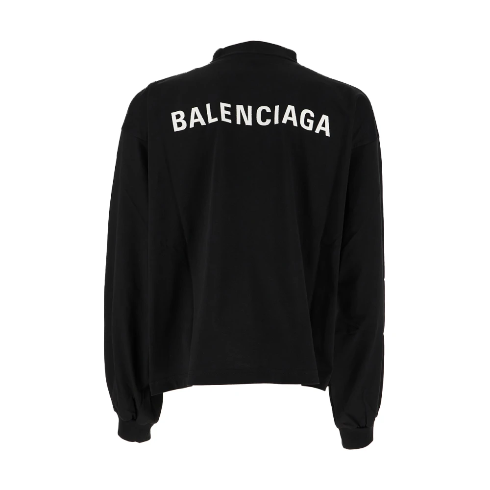 Balenciaga Casual Katoenen T-Shirt voor Mannen Black Heren