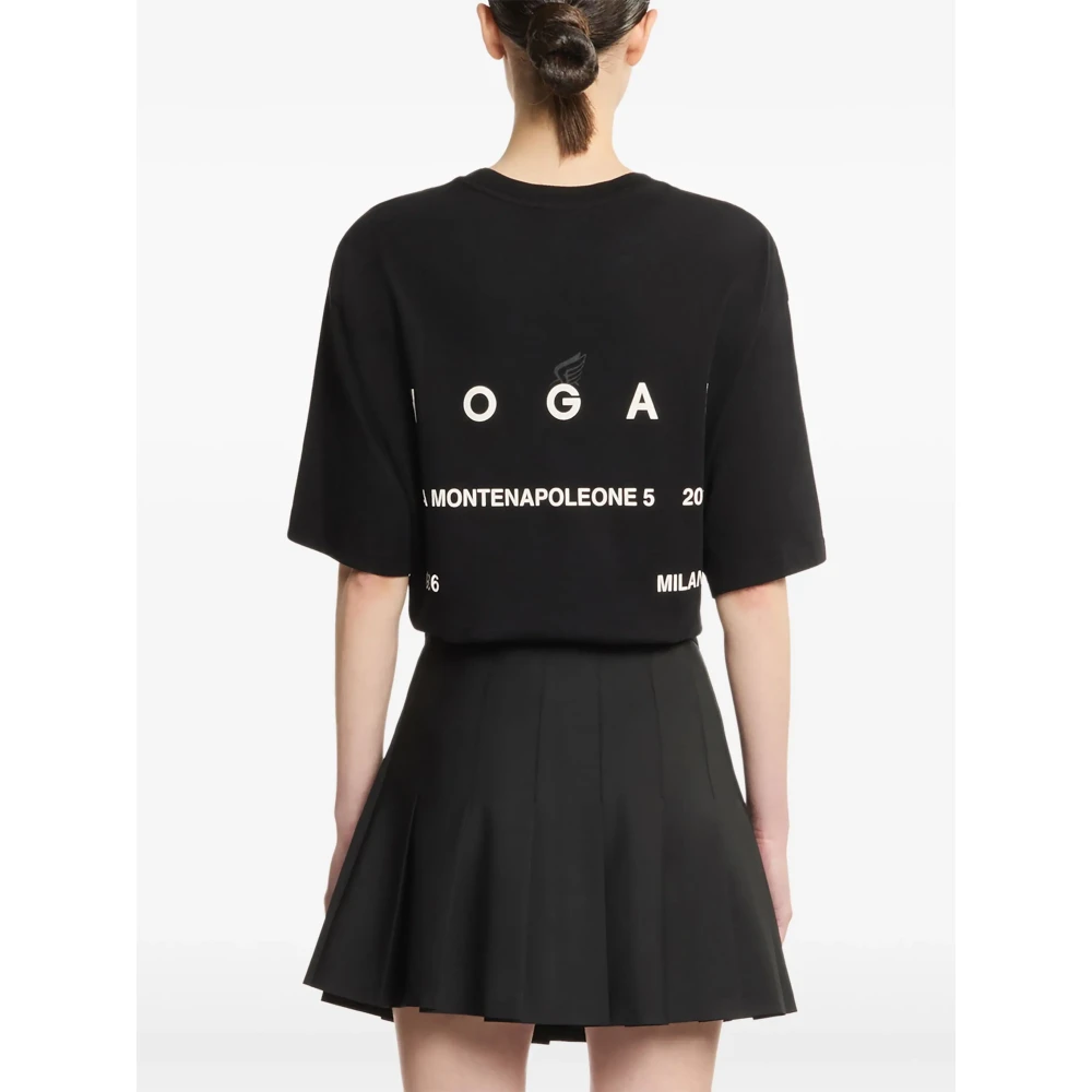 Hogan Zwart T-shirt Black Dames