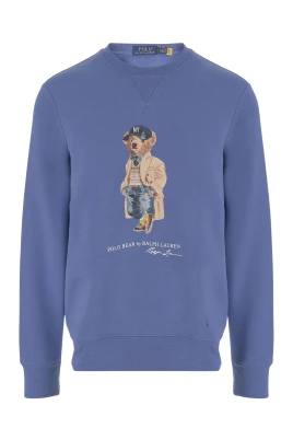Sweatshirt i bomullsblandning med tryck av Polo Bear