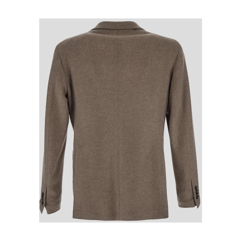 Tagliatore Klassieke Blazer Gray Heren