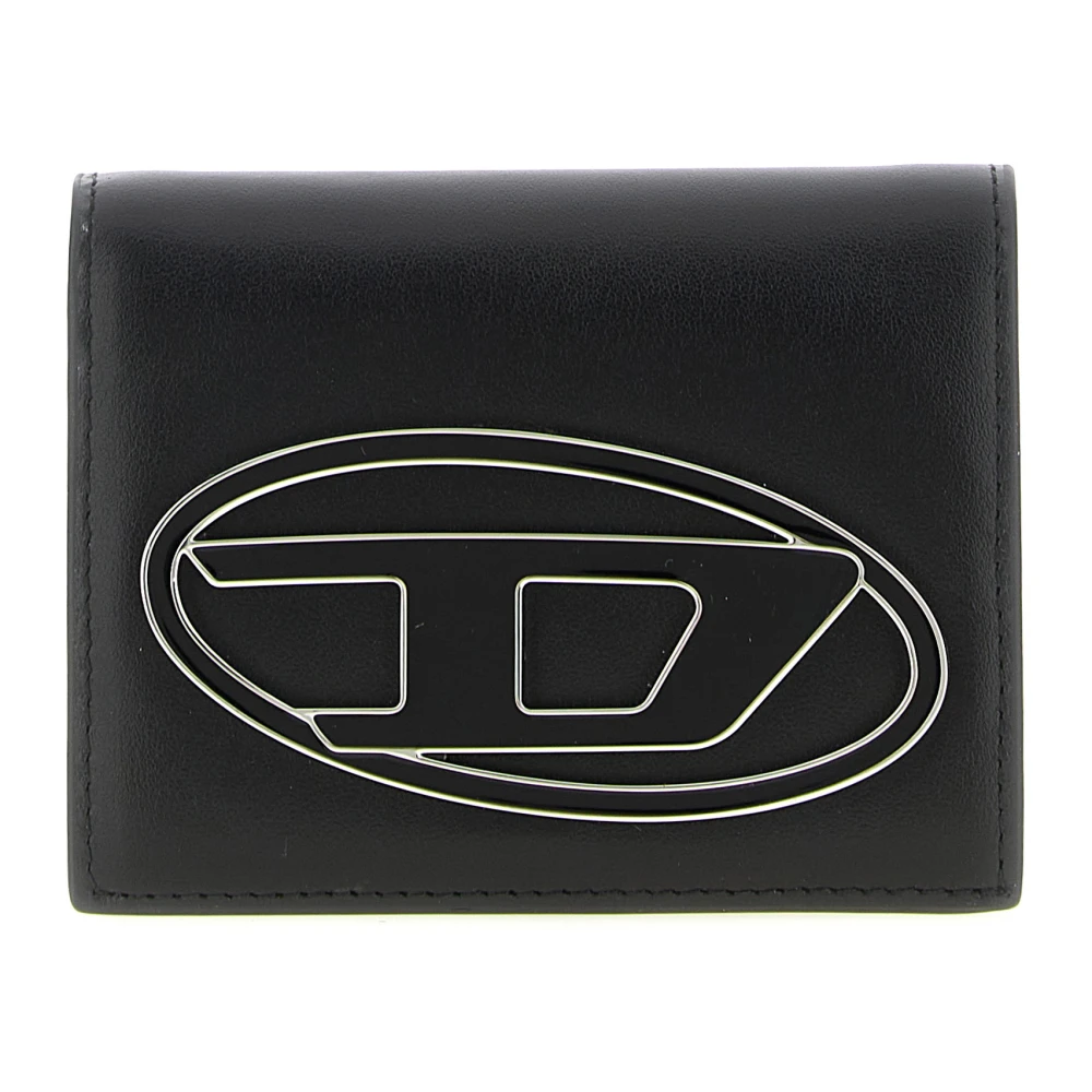 Diesel Women's Black Wallets & Cardholders, One Size, Holi-D Card Holder