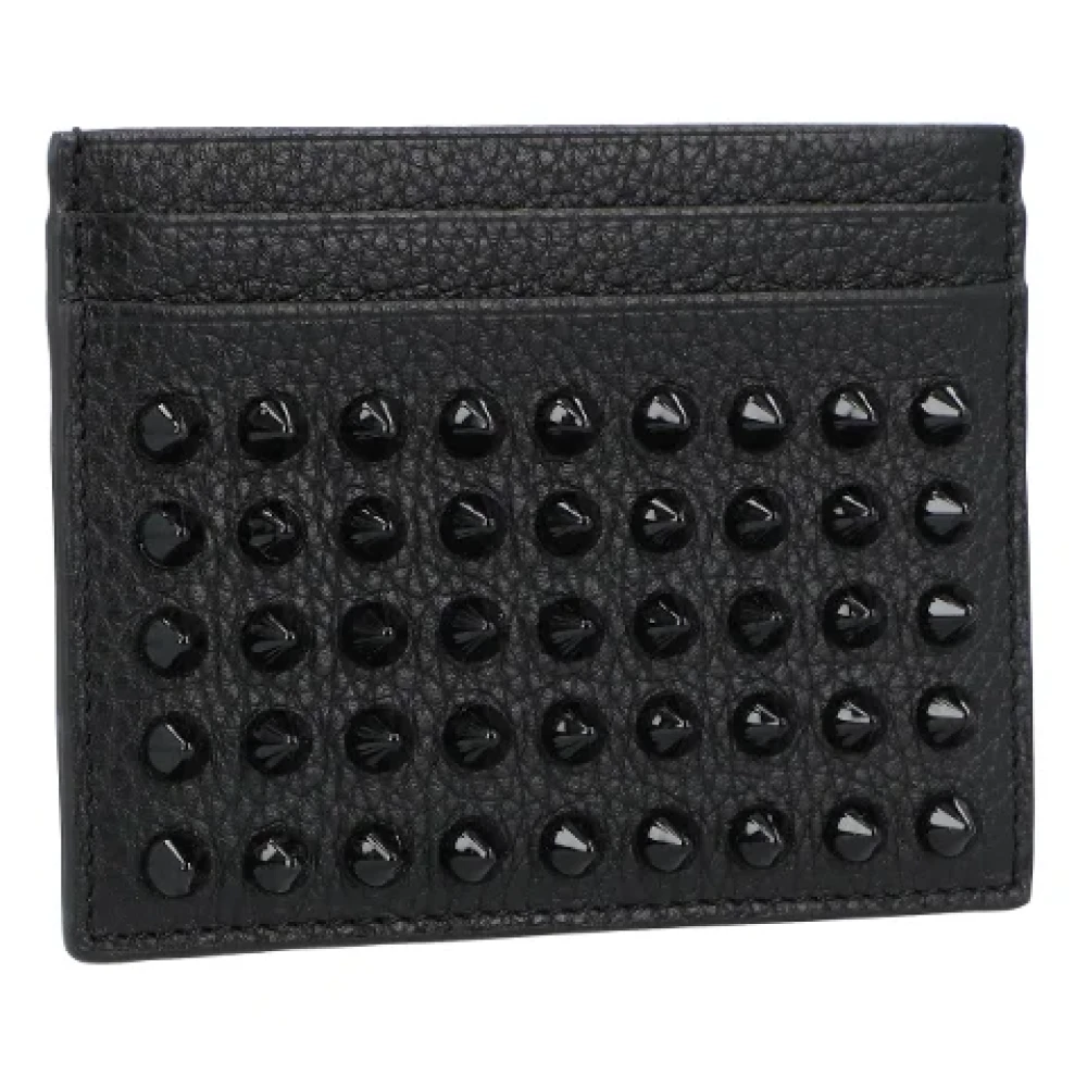 Christian Louboutin Leather wallets Black Heren