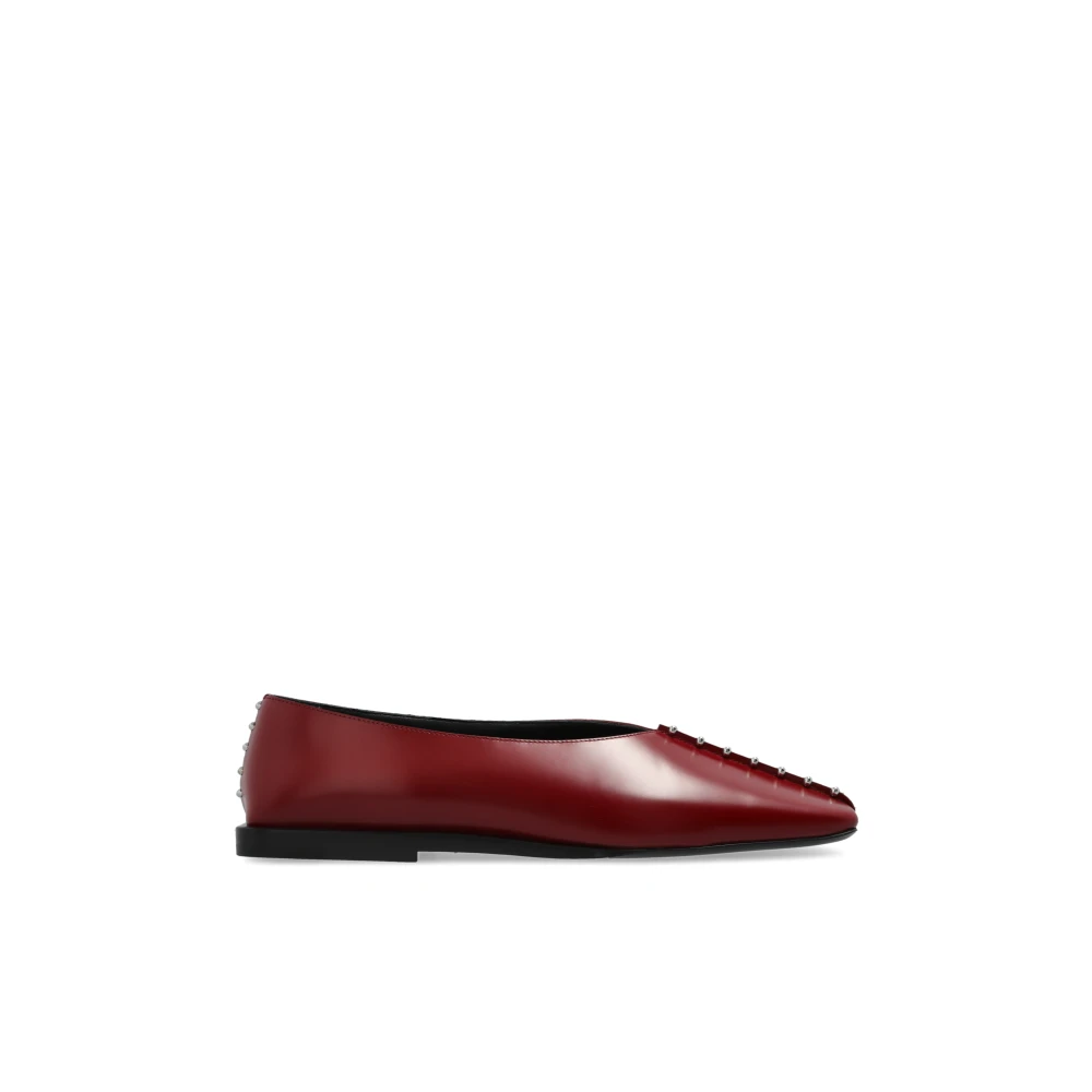 Jil Sander Damen Rot Schuhe, 37 Eugröße: