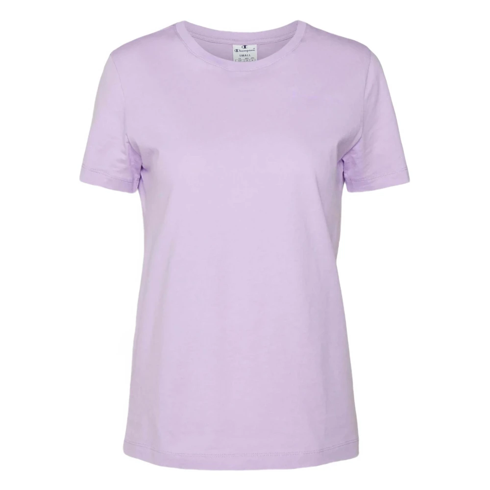 Champion Crewneck T-Shirt Purple Dames