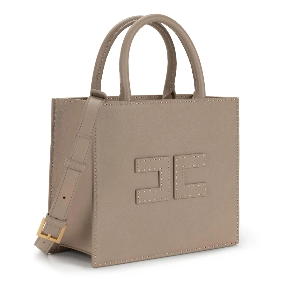 Elisabetta Franchi Greige Borsa Handtas Gray Dames