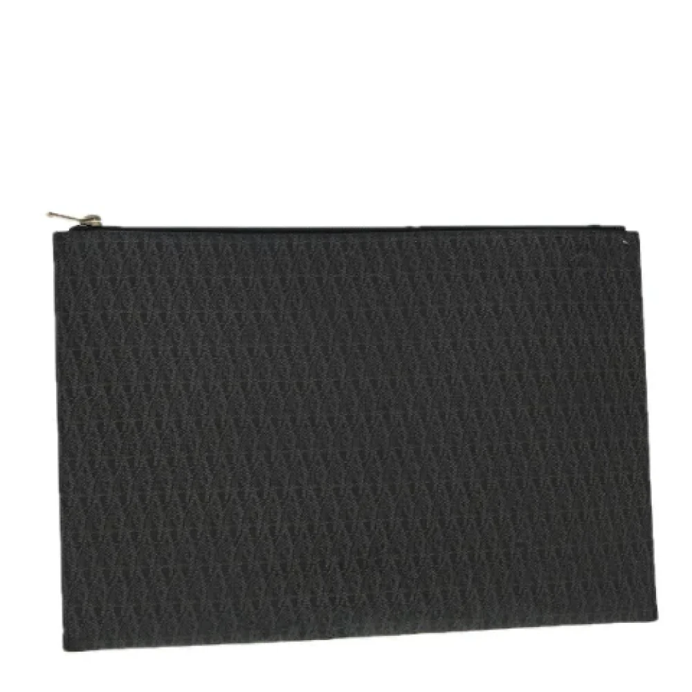 Yves Saint Laurent Vintage Pre-owned Leather clutches Brown Dames