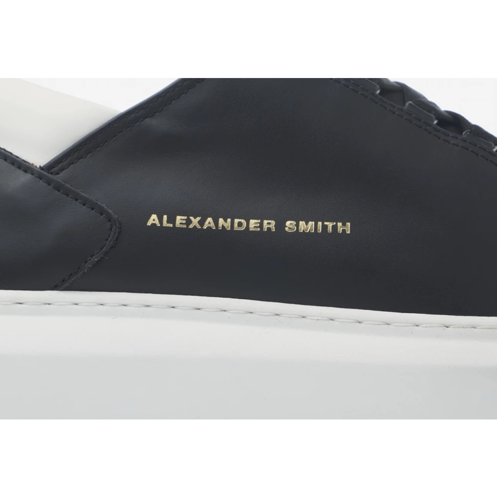 Alexander Smith Wembley Zwart Wit Sportieve Elegantie Black Heren