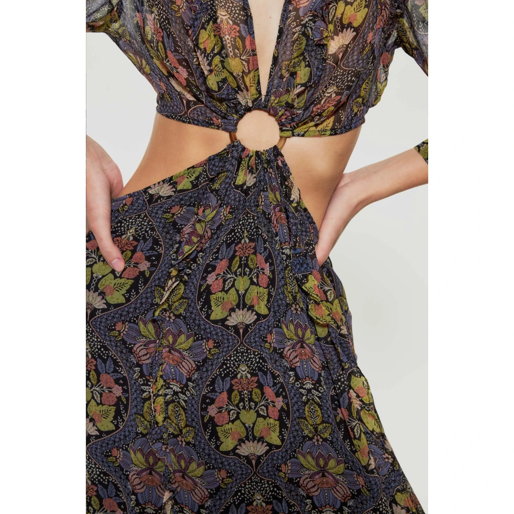 Antik batik Eros cut-out jurk Multicolor Dames