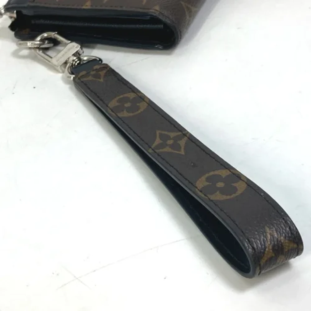 Louis Vuitton Vintage Pre-owned Cotton wallets Brown Dames