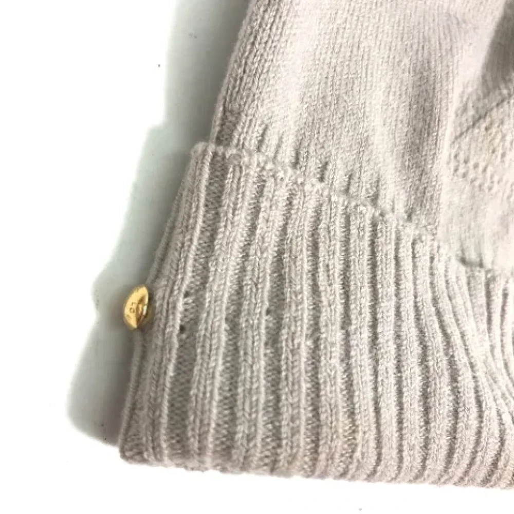 Louis Vuitton Vintage Pre-owned Wool hats Beige Dames