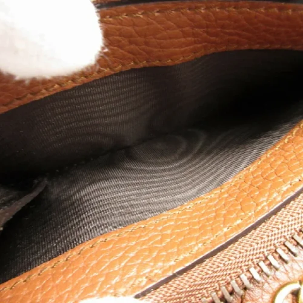 Gucci Vintage Pre-owned Leather wallets Brown Dames